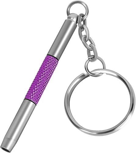 Miniatura 1 de UNEAK - Kit de reparación de destornilladores de lentes púrpura Precisión 3 en 1 Mini Destornilladores Llavero Gafas, Gafas de Sol, Gafas de Sol,