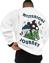 AUSK Mens Sweatshirt Oversized || Printed Sweatshirt for Mens ||Fleece Sweetshirt for Men