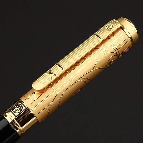 Miniatura 9 de Picasso 902 Gentleman - Bolígrafo estilográfico con tapa de oro negro, bolígrafo de firma con caja original, bolígrafos ejecutivos para negocios y