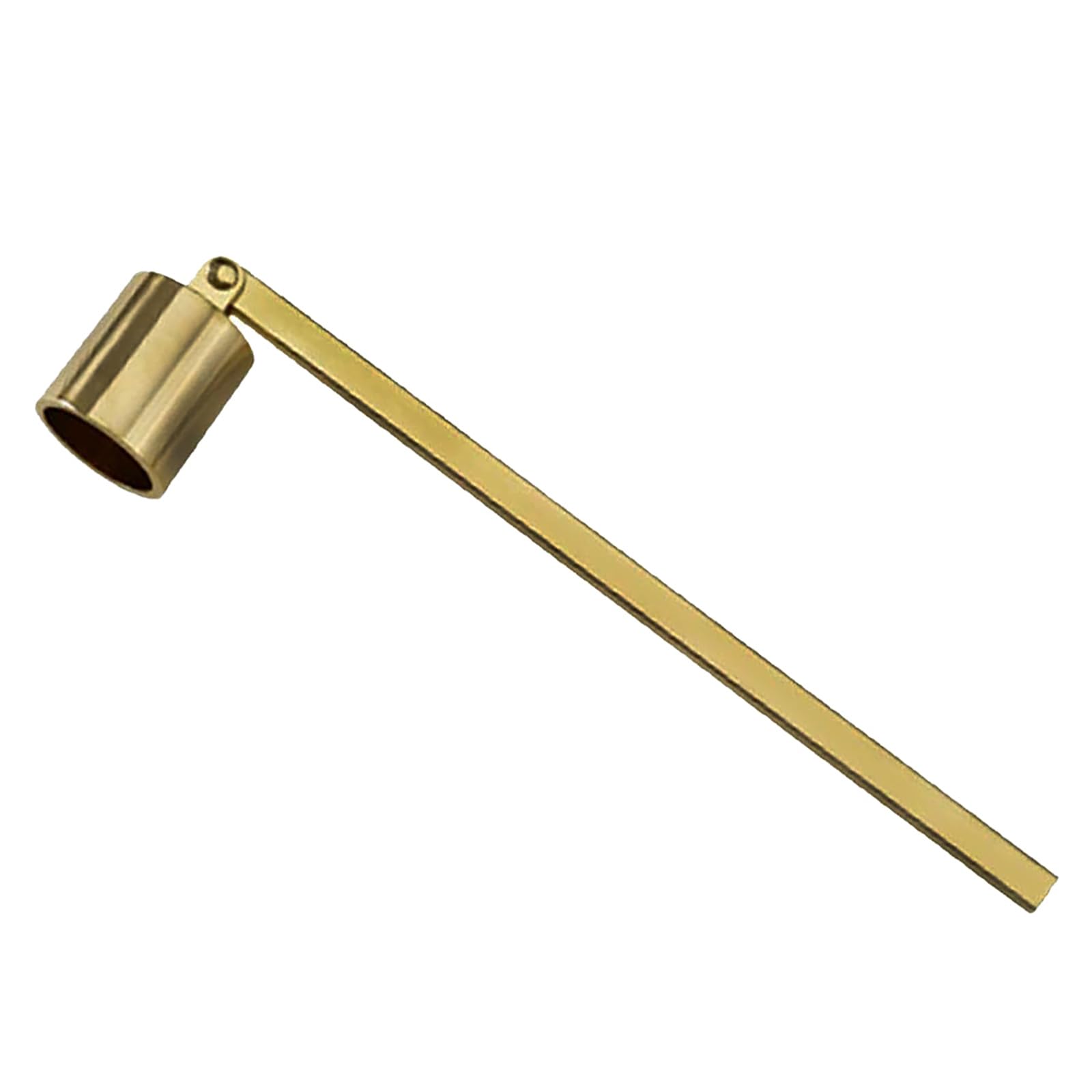 Tim&Lin Gold Candle Snuffer Accessory, Stainless Steel Polished Candle Extinguisher Snuffer Accessory with Long Handle for Putting Out Extinguish Candle Wicks Flame
