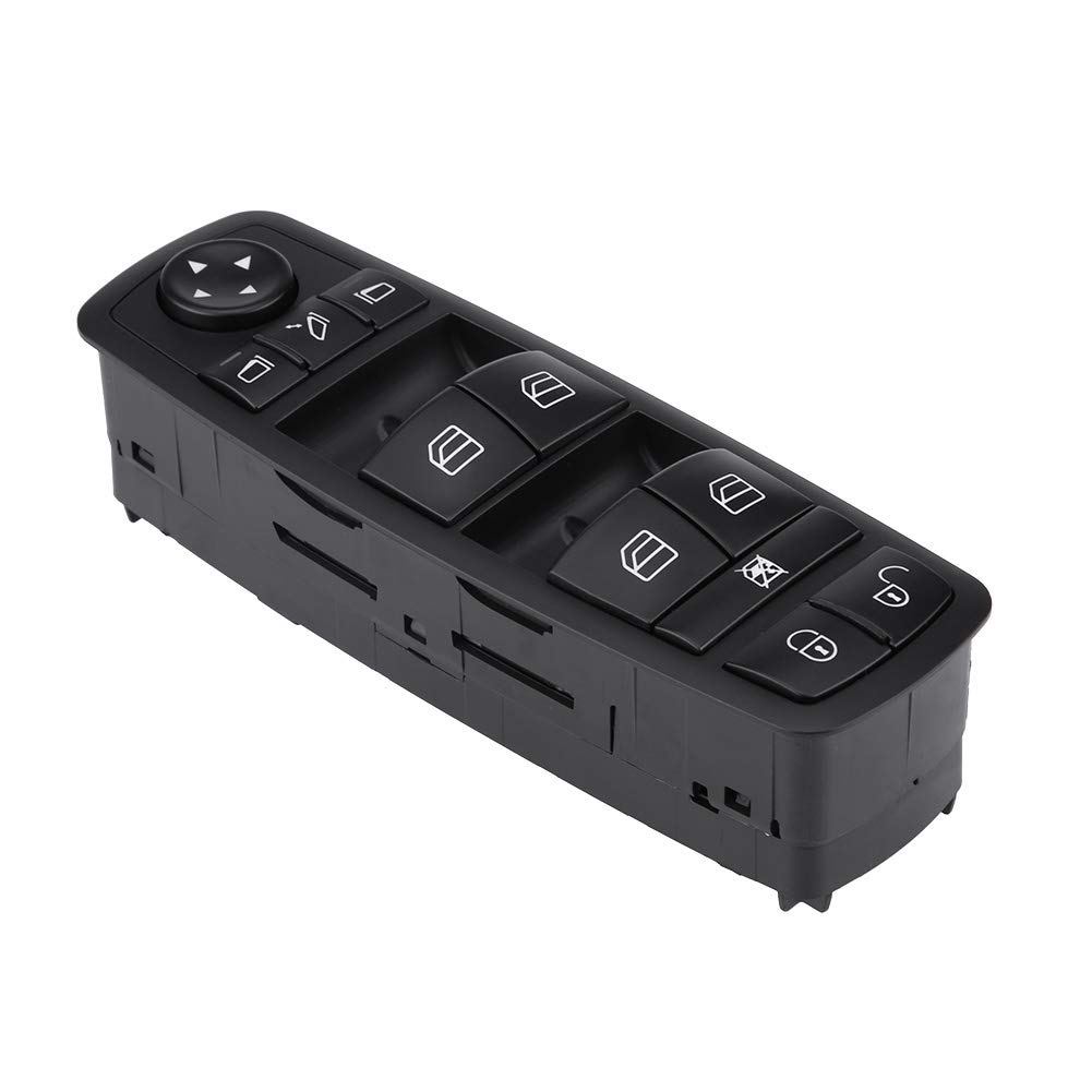 KSTE Przełącznik szyby, główny przełącznik okna zasilania kompatybilny z Mercedes Benz W169 klasa A W245 klasy B 1698206710