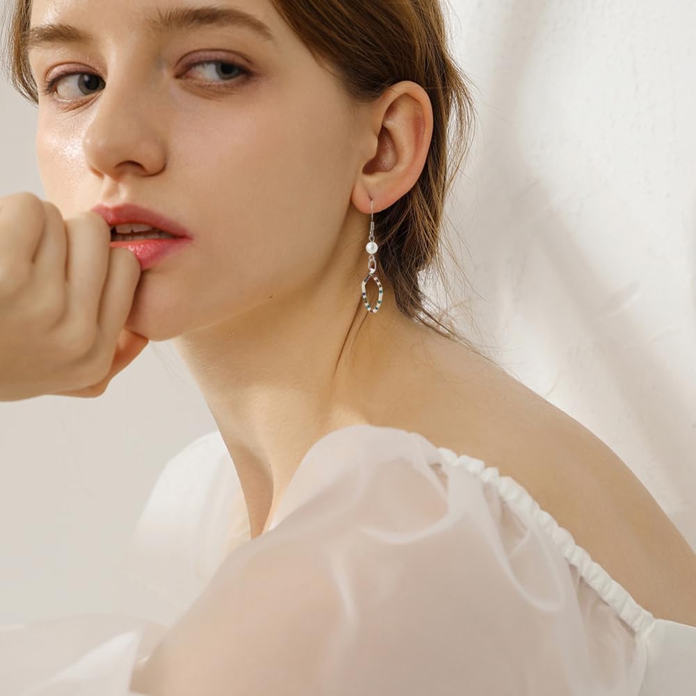 DICOSMETIC 50G 10 Colors Cylinder Glass Seed Beads 1.5-2x1-2mm Mini Black White Bead Set Round Mini Glass Bead Loose Spacer Craft Beads for Bracelet Necklace Earring Jewelry Making, Hole: 0.8mm - Image 6