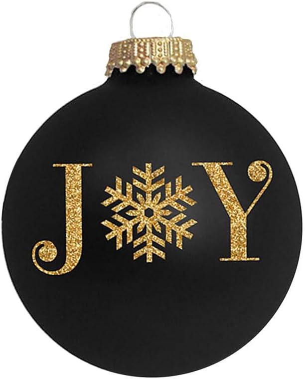 Miniatura 2 de Adornos de cristal para árbol de Navidad, 2.638 in2.63 pulgadas 4 piezas, bolas decoradas de Christmas By Krebs sin costuras para colgar decoración