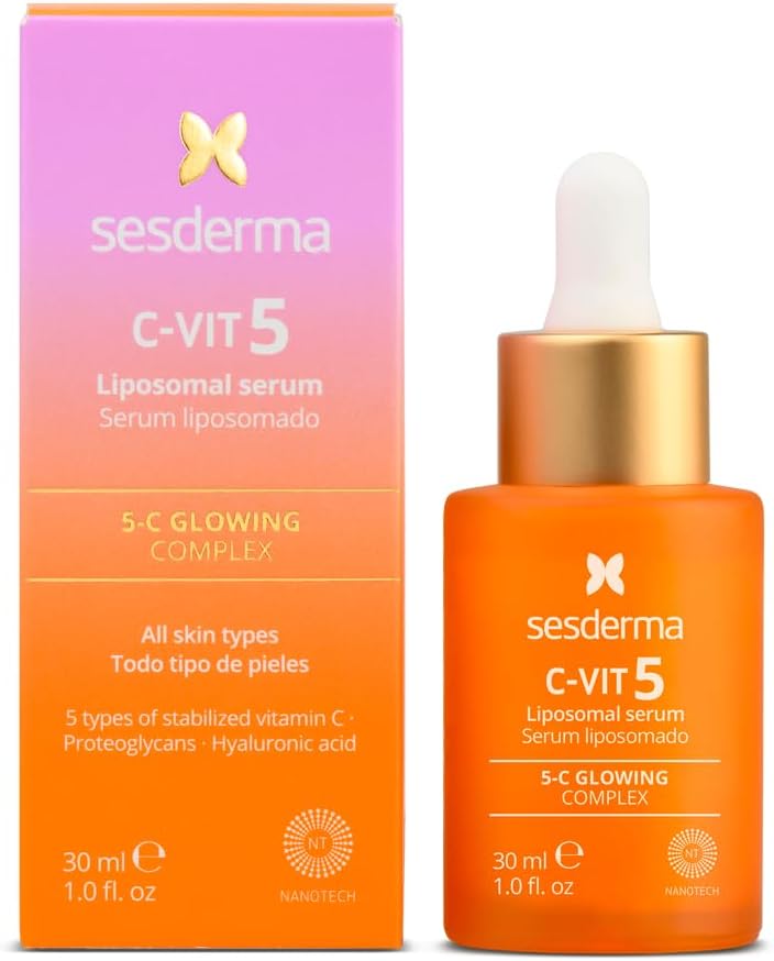 Sesderma C-Vit Liposomal Serum 30ml – Hydrating Vitamin C Serum for Face – Anti Aging Serum – Grade Skincare – Radiant and Youthful Skin – Cruelty Free Formula