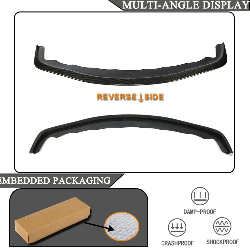 Carbon Fiber Front Bumper Lip for Infiniti G35/G37 Coupe 2-Door 2009-2013 Chin Spoiler Splitter Factory Outket