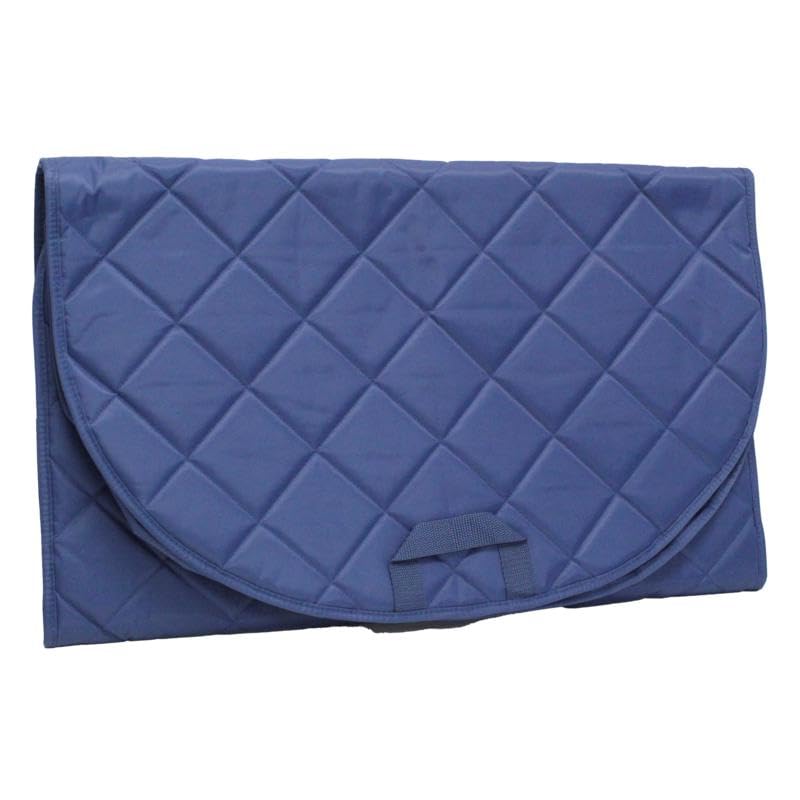 Samantha Brown Quilted Garment Bag Blue