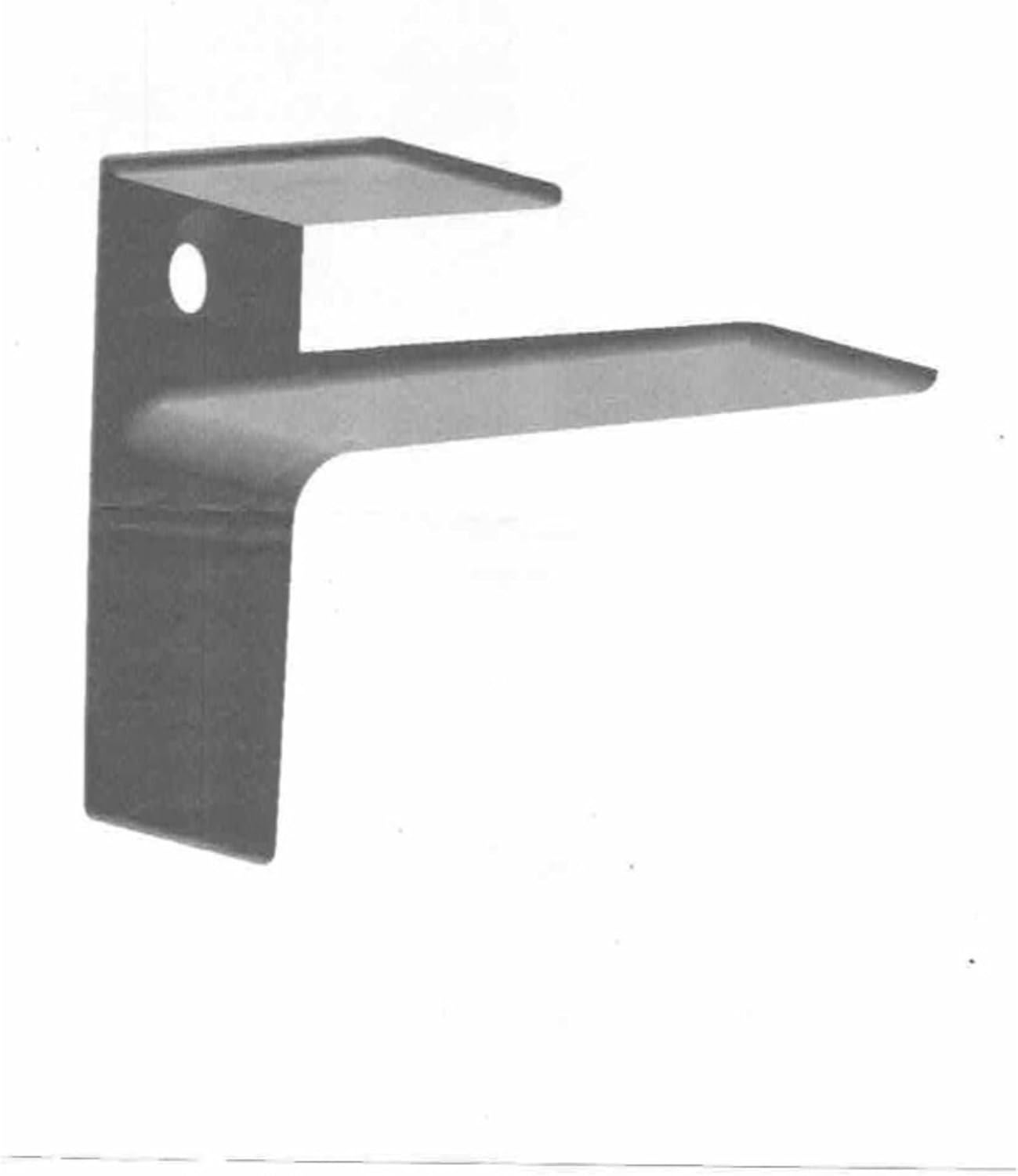 6 Aluminum Shelf Brackets for 3/4 " Finished Plywood. Heavy Duty Bracket Design Supports 200-300 lbs per 12" Wide Plywood Shelves. Bookshelf Brackets or Industrial Brackets