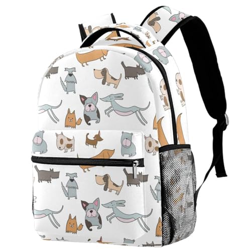 Sac à dos école animaux du zoo avec grand compartiment de 40cm