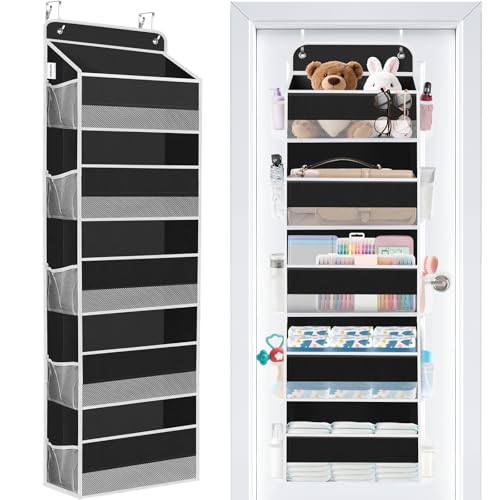 WISELIFE Over The Door Organizer - 5 Shelves Large Capacity