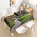 XXDD Bellissimo Scenario Naturale tovaglia da Picnic Tavolo da Picnic Rettangolare Copertura per Tavolo da Pranzo Decorazione della tavola per la casa tovaglia A2 135X180CM