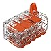 Produktbild WAGO Verbindungsklemmen 221-420 | 10 Leiter, bis 4 mm², COMPACT Kabelverbinder mit Hebeln für alle Leiterarten weltweit, bestätigte Anwendungssicherheit, 15 Stück