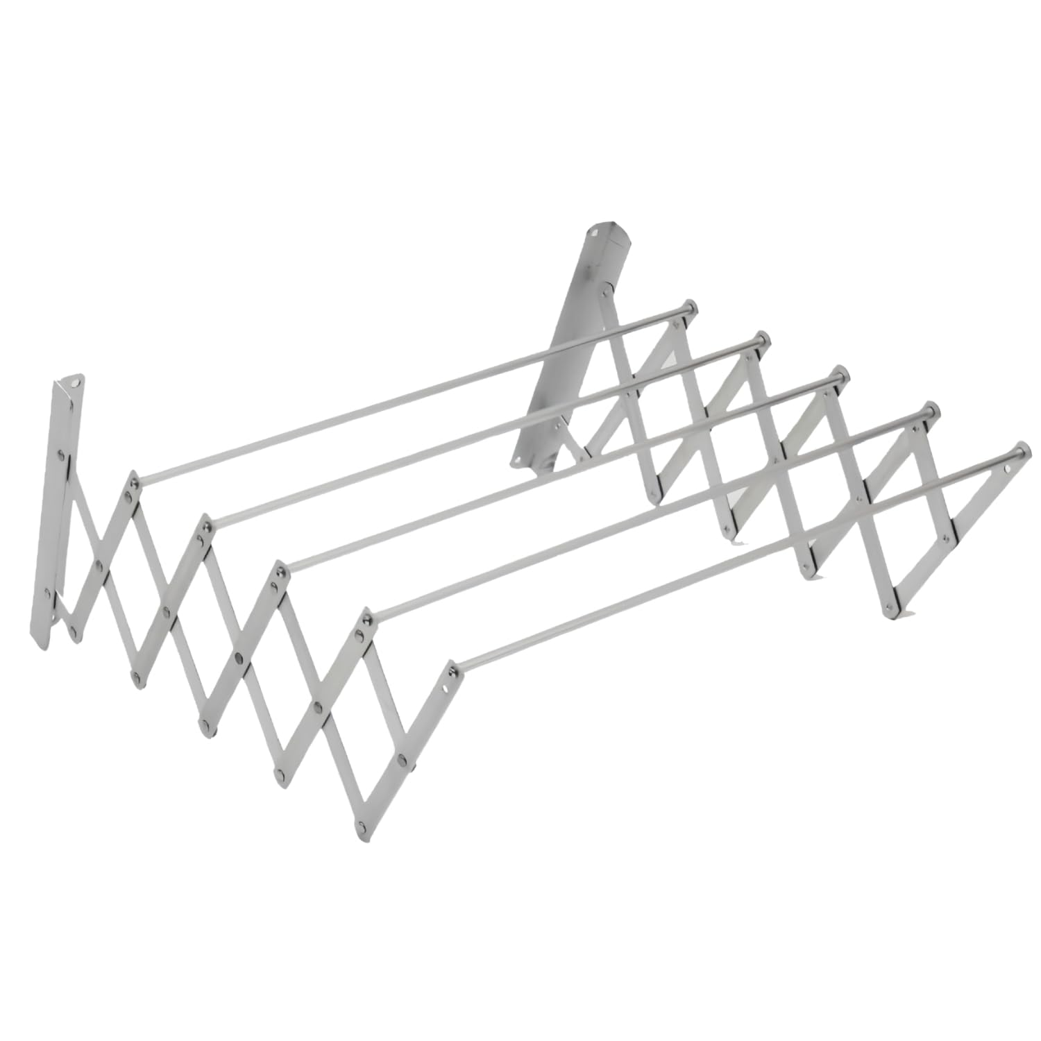LUTODY - Tendedero Plegable, Metal, Muelle cuelga Ropa, Seca Prendas para terraza, Balcón, Exterior (60 cm)