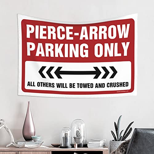 Man Cave Decor And Accessories Pierce-Arrow Parking Only Tapestry Funny Room Decor Beer Decorations For Man Cave (Size : 100X150Cm) #TOP1