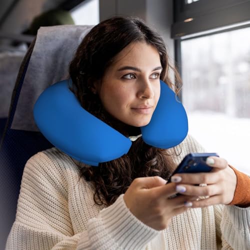 Almohada tradicional viscoelástica con funda negra miniatura 6