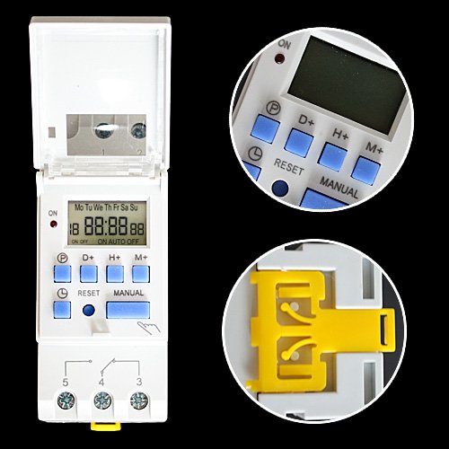 Timer programmateur interrupteur horaire mécanique pour prise domestique