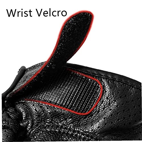 Fietsenhandschoenen, Lederen Moto Rijhandschoen Touch Screen Fietsen Handschoenen Ademend Voor Voetbal, Rugby, Hardlopen… - Image 8