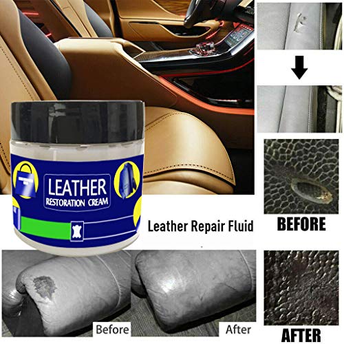 Youeneom QW New Leather Repair Cream+Sponge- Leather Anhydrous Cleaner Restoration Vinyl Repair Kit thumb #2