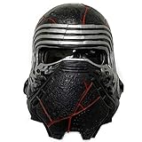 Alien Star Latex Mask Wars Hero Series Cosplay Halloween Costume Accessories (Kylo Ren A) Black