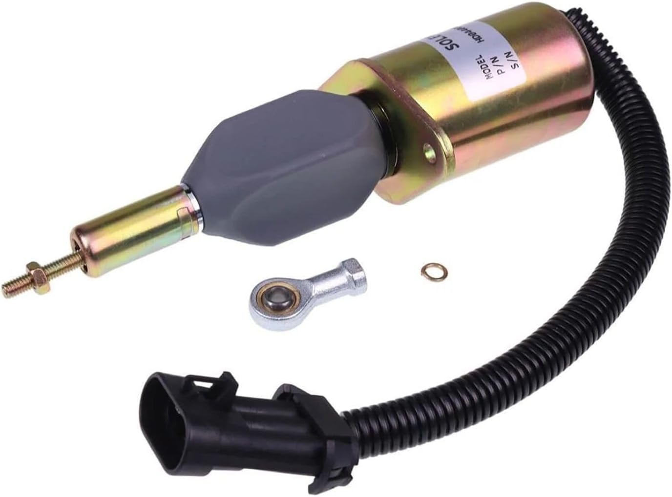24V SA-4889-24 3939019 Fuel Stop Solenoid Compatible for Cummins Engine C & B 5.9L & 8.3L