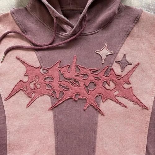 American street Y2K collage sweater new trend men and women with loose Fashion Hoodies3