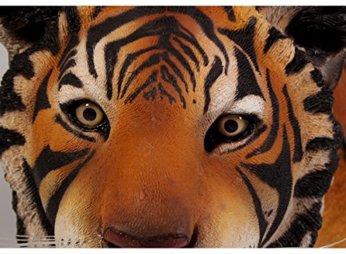 Amazon.co.jp: FRPアニマルオブジェ 挑むベンガルタイガー 置物 動物