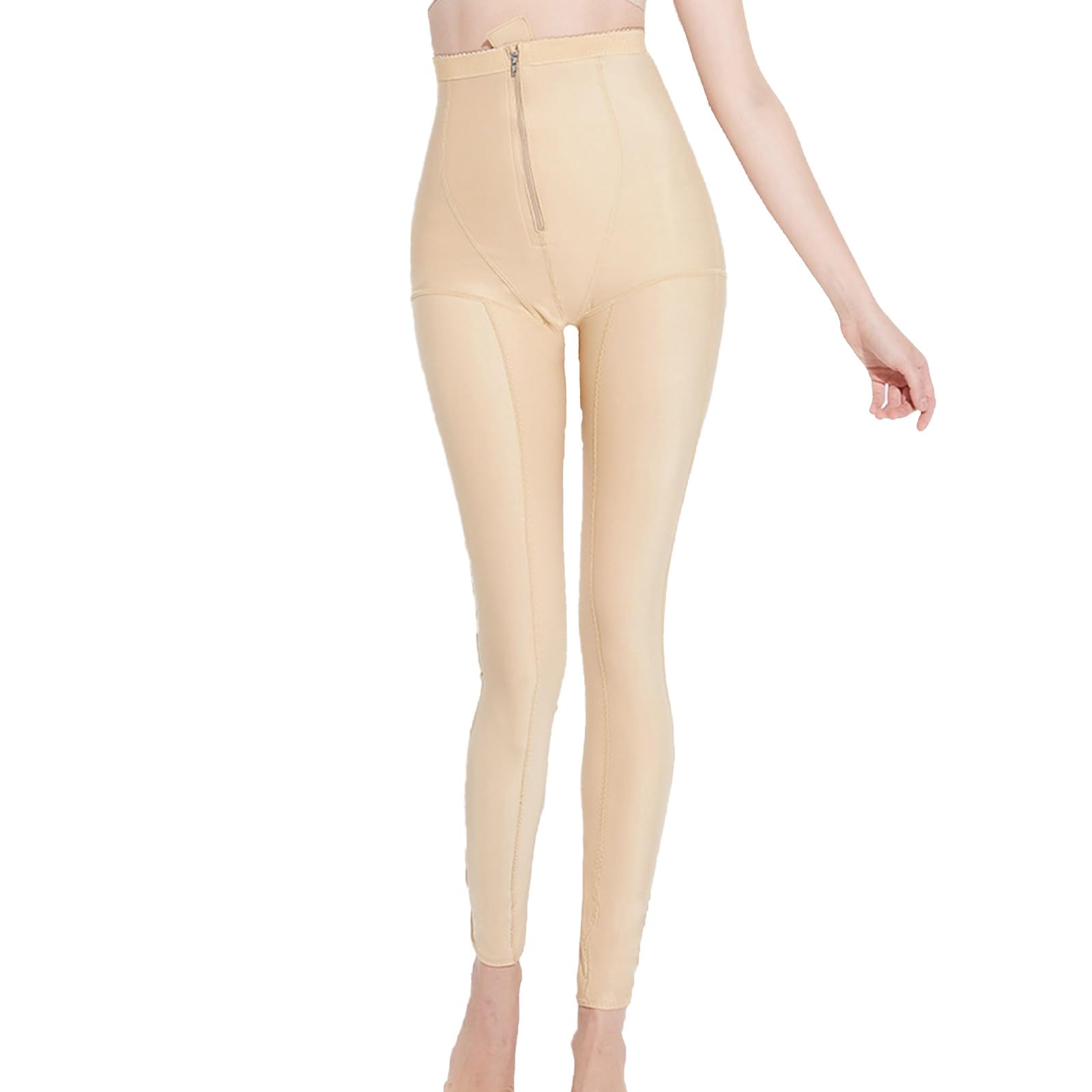 Shapewear Postopératoire, Fermeture à Glissière Abdominale, D'entrejambe De Levage Hanche