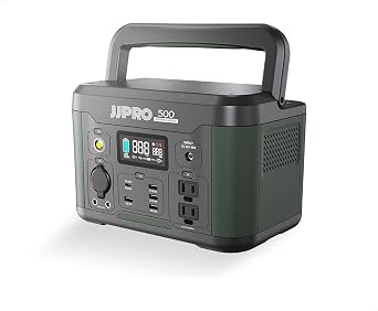 JJPRO Portable Power Supply 500/500W AC Power Station
