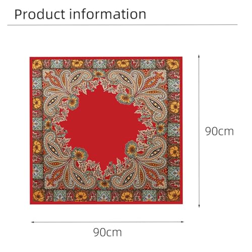 Women Fashion Head Cove, Long Silk Scarf Summer Lightweight Satin Shawl Outdoor Floral Large Wrap3