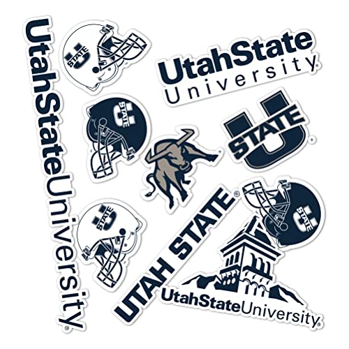 Utah State University Sticker USU Aggies Stickers Vinyl Decals Laptop Water Bottle Car Scrapbook T2 (Type 2)