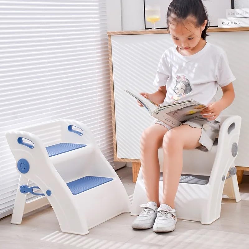 Istara Stepping Ladder | Height Adjustable Kids Step Stool for Kitchen, Bathroom, Potty Training Use| Step Stool for Kids | Potty Stool for 1-7Yr Old |-image-28