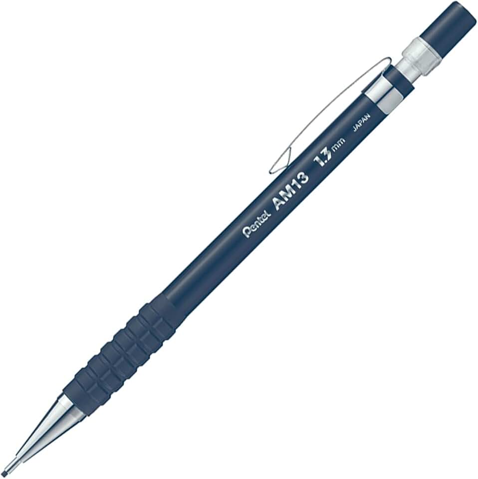 Pentel Lapiseira AM13 1.3mm HB Azul SM/AM13-C