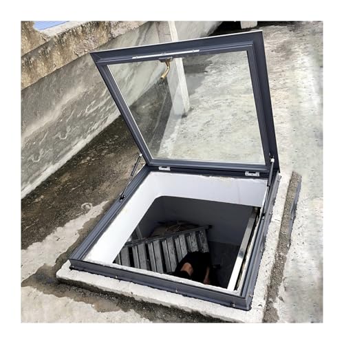 Ventana de tragaluz de aluminio para eliminar la oscuridad en ático y sótano