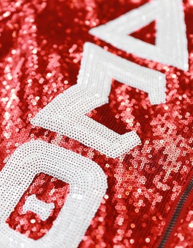 Delta Sigma Theta M4 Sequin Jacket Red3