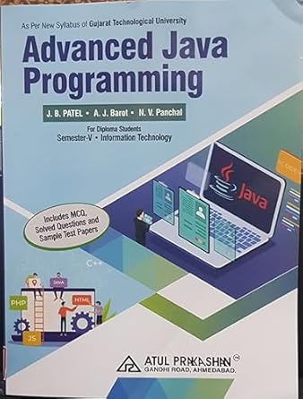 ADVANCED JAVA PROGRAMMING [ENGLISH] : J.B.PATEL: Amazon.in: Books