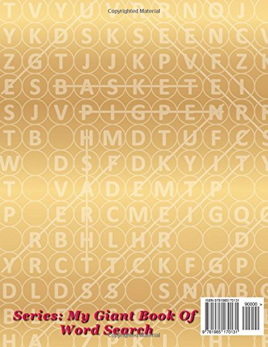 My Giant Book Of Missing Vowels Word Search: 501 Puzzles, 20 Point Extra Large Fonts, 15,000 Words, Volume 1