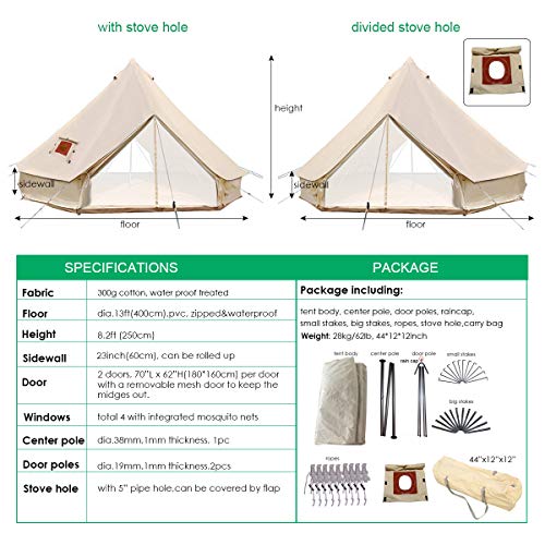 Carpa de lona impermeable PlayDo para camping 4 personas miniatura 2