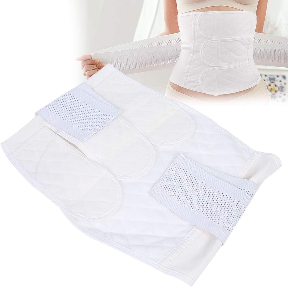 Postnatal Belly Belt, 3 in 1 Cotton Postpartum Support Recovery Belly Wrap Waist/Pelvis Belt Body Shaper Postnatal Shapewear (XL)