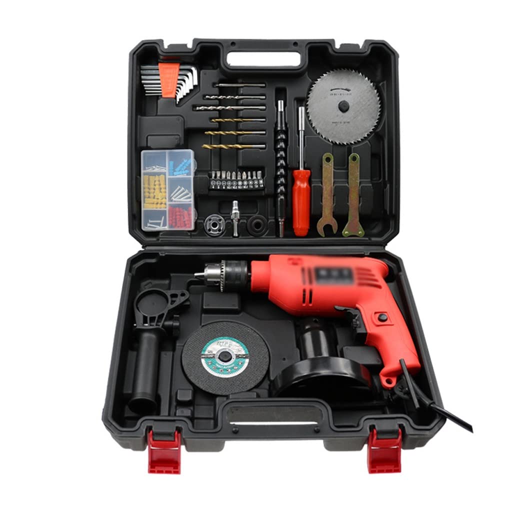 Hand Electric Drill Grinding Cutting Drilling Hardware Tool Set Small Charging Repair