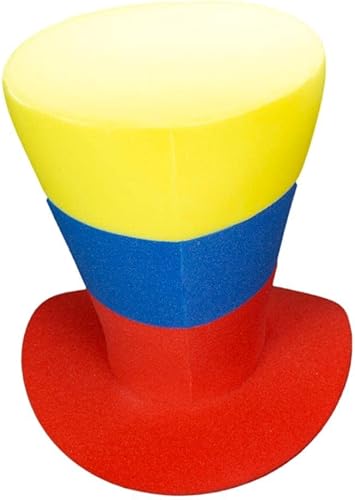 Vista 4 de Foam Party Hats: Venezuelan Flag Hats – Funny Costume Hats for Adults & Kids – Party, Festivals & Sports Events Mr. Venezuela