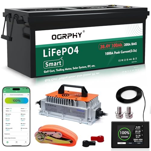 OGRPHY 36V 100Ah Lithium Golf Cart Battery - Conversion Kit