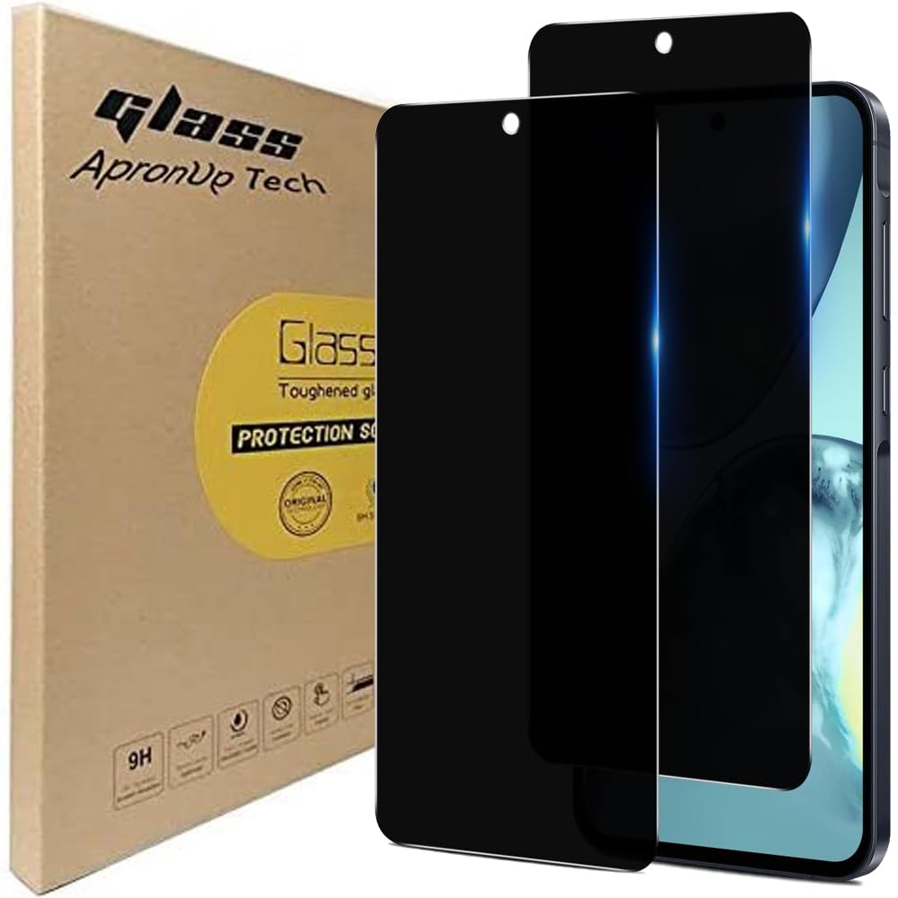 CYCFAIML [2 Pack for Samsung Galaxy A55/ A35 5G Privacy Screen Protector, Tempered Glass Anti Spy [Bubble Free] Full Coverage 9H Dark Black Film for