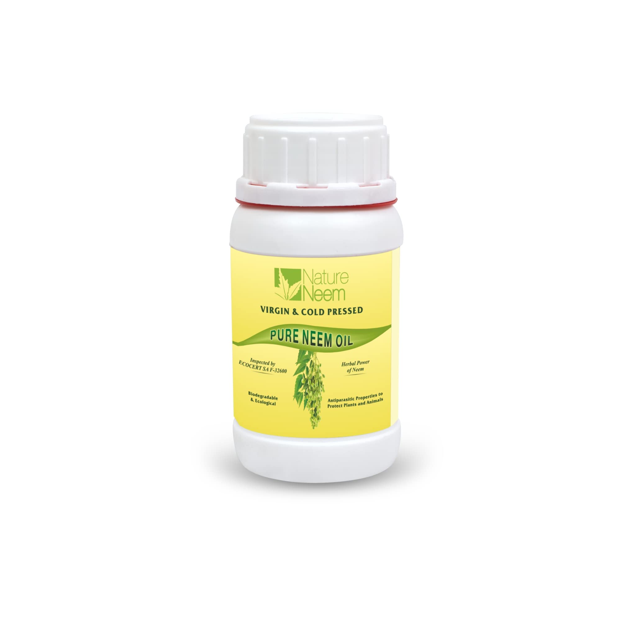 Huile de Neem pure et vierge 1ère Pressée à froid - 250 ml - 100% naturelle certifiée bio