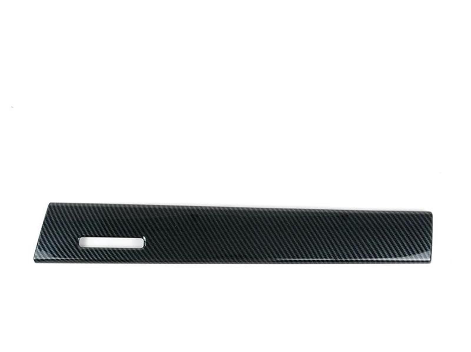 Ousduo One Color Car Console Dashboard Panel Decoration Cover Trim Strips For Q3 2019 2020 2021 2022 Lhd Carbon Texture Interior Decal Trim