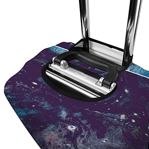 Housse de protection pour valise Ruchen aquarelle bleu foncé extensible