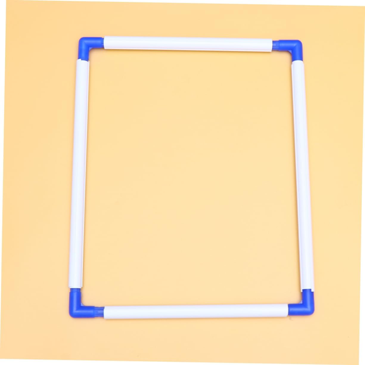 Angoily Plastic Embroidery Frame Clip Cross Stitch Frame Holder Embroidery Hand Work Easy to Assemble Store for Quilting Random Color