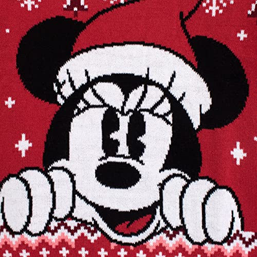 Disney Girls' Christmas Jumper Minnie Mouse2