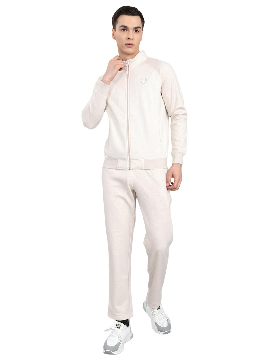 Monte Carlo Mens Regular Fit Striped Full Sleeve Round Neck Tracksuit (Pack Of 1)-picture-14