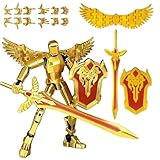 Pthjswj T13 Action Figure Set - (Assembled) 3D Printed Action Figure, Titan 13 Action Figure, Multi-Jointed Movable Dummy 13, Robot Action Figure, Birthday Gifts for Boys, Girls Desktop Decorations