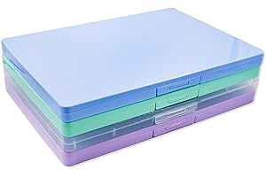 Transparent File Folder Box Organizer