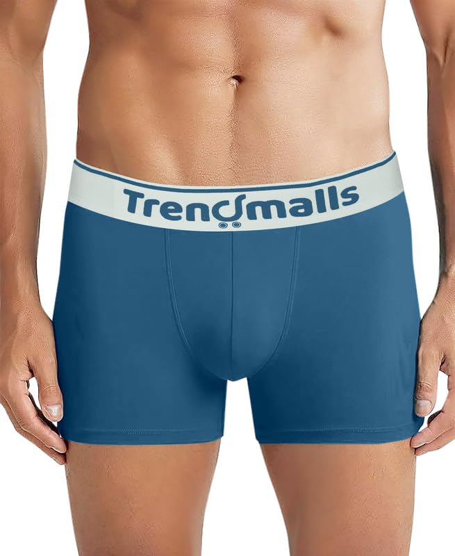 Image of TRENDMALLS Men's Birla Micromodal Regular Fit Solid Men Underwear Trunks with No Marks Waistband